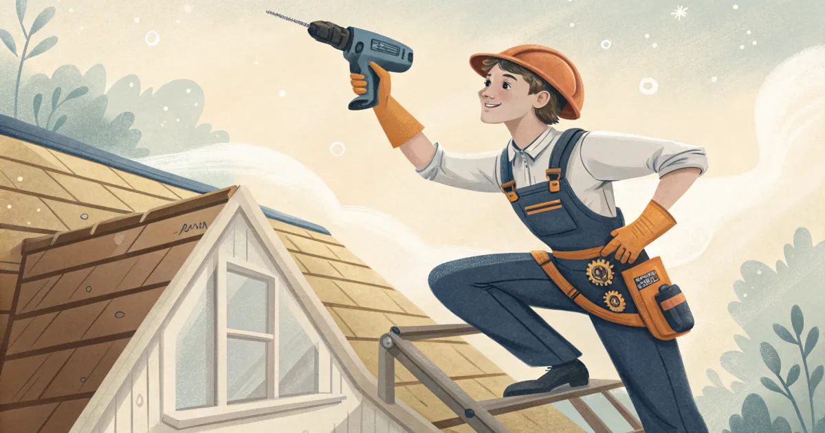 A roofing company at work, illustrating why Does My Roofing Company Disappear From Maps in Nearby Towns.